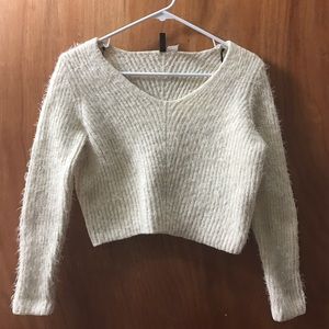 Cute crop top sweater