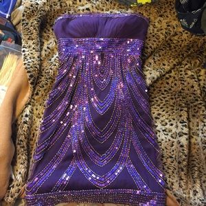 Beaded strapless, size 2 Jovani dress