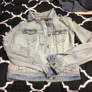Distressed Denim Jacket