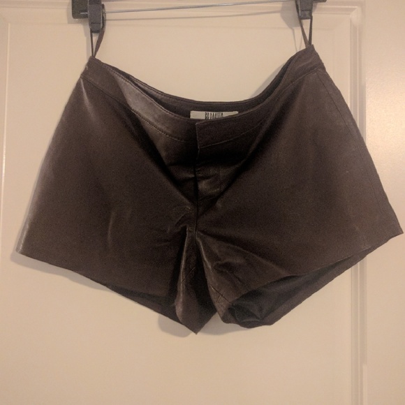 BB Dakota Bryn Leather Shorts