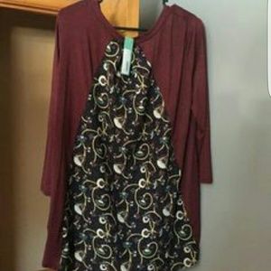 Le lis nehalem woven back top