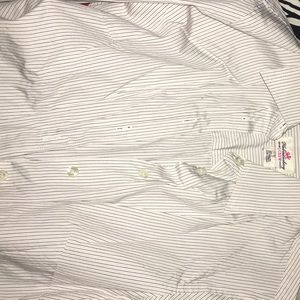 Button up 3/4 length j crew shirt