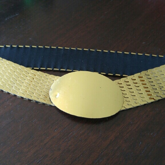 Gold Metal Plated Belt
