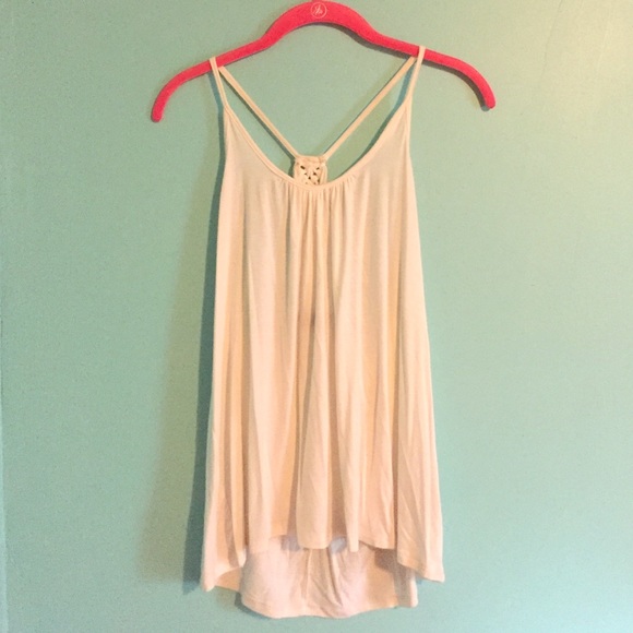 Lightweight white tank top