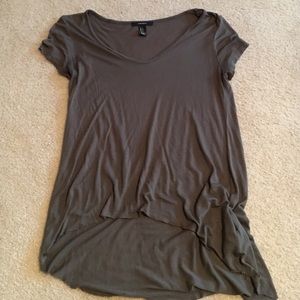 Forever 21 Long green shirt!