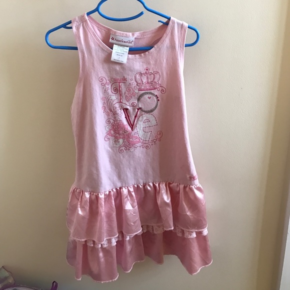 Dress little girl pink