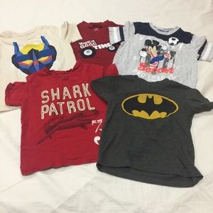 Bundle of 5 tshirts! 3T(boys)