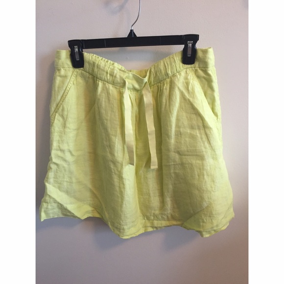 JCREW Neon Yellow Skirt - Size 10