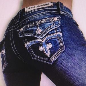 Rock Revival Jeans Size 24 Celine Easy Boot Cut