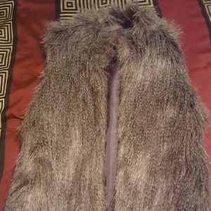 Women's fur vest