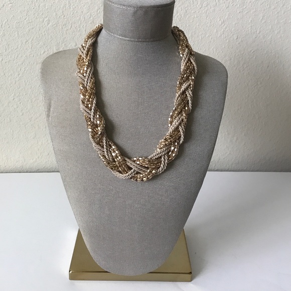 Braided necklace