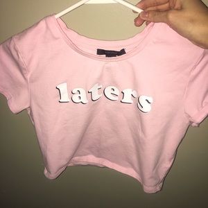 Crop tee