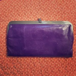 Purple Hobo clutch