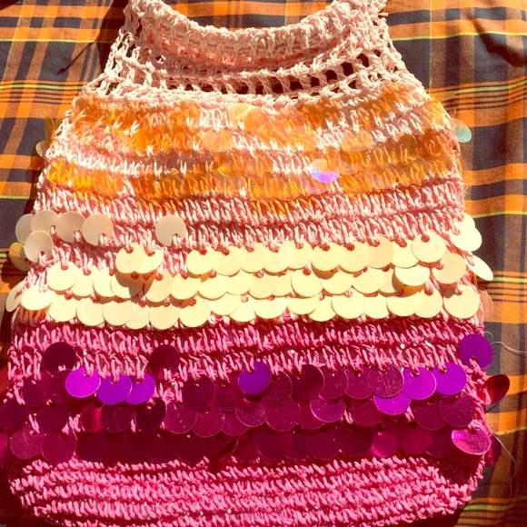 Handmade crochet purse