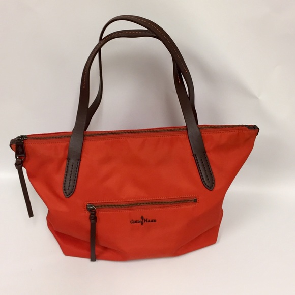 Cole Haan Parker Tote Bag. Zippered Shoulder Bag.
