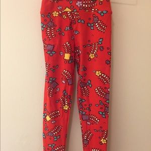 Girls size S/M LulaRoe leggings. Never worn