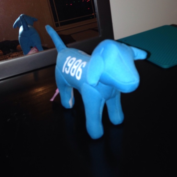 Exclusive neon blue PINK dog