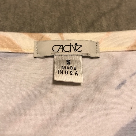 Caché Butterfly Sleeve Top - Sz. S - Picture 2 of 3