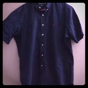 Men's Polo Short Sleeve Dress shirt