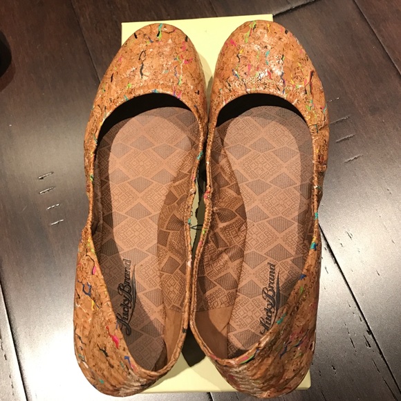 Lucky Brand cork flats