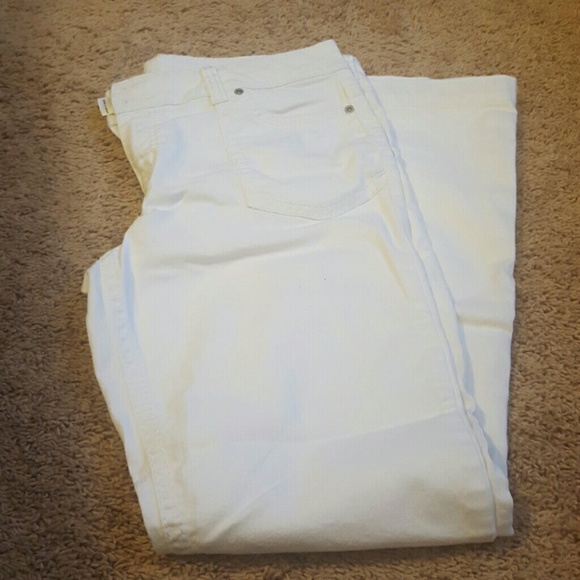 Maurices White Boot Cut Jeans