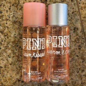Pink body mist