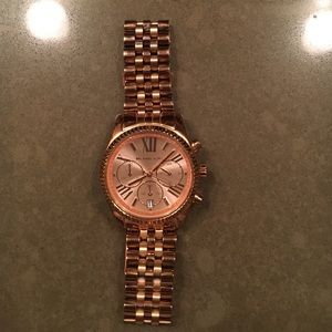 Micheal Kors Rose Gold Watch