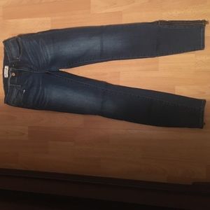 Madewell skinny ankle zip jeans