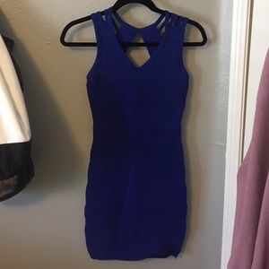 Blue going out dress