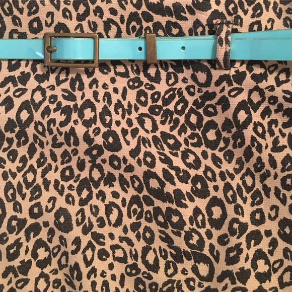 Leopard Print Pencil Skirt