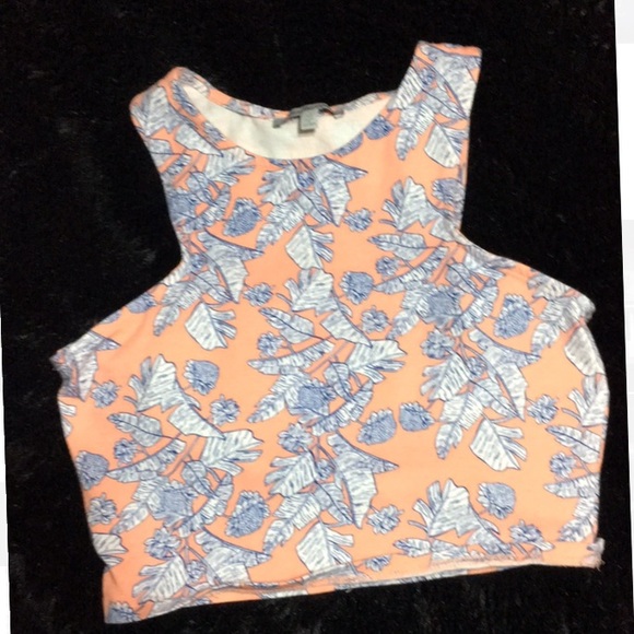 Floral crop top