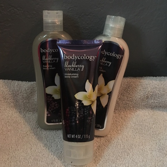 Bodycology body cream, body wash, and lotion!