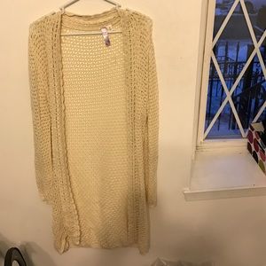 Akira long open knit Sweater