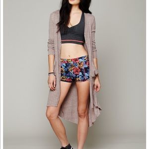 Free People Ribbed Up Maxi Cardigan