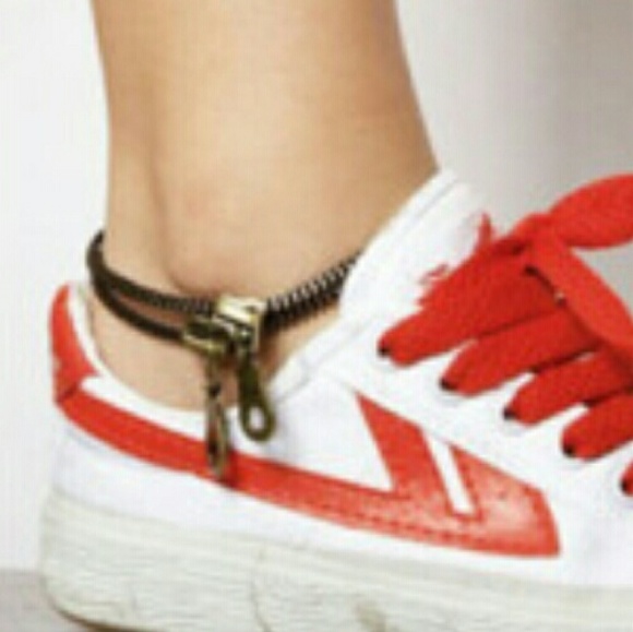Vintage zipper anklet! - Picture 3 of 4