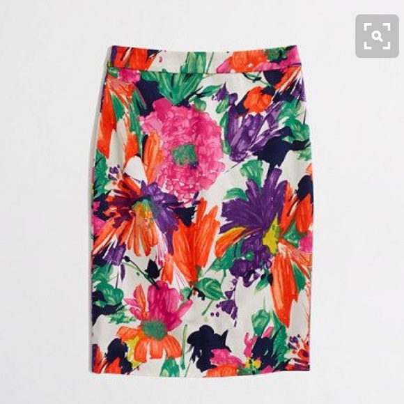 J. crew factory stretch pencil skirt size 2