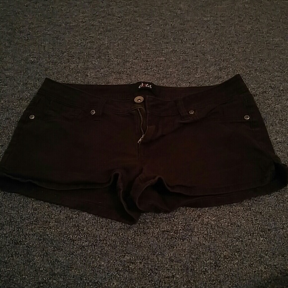 Black short shorts