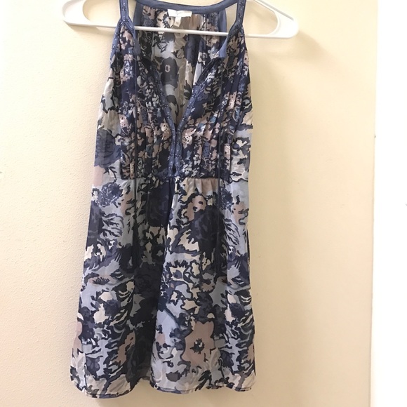 Joie Floral Tank Top Blouse