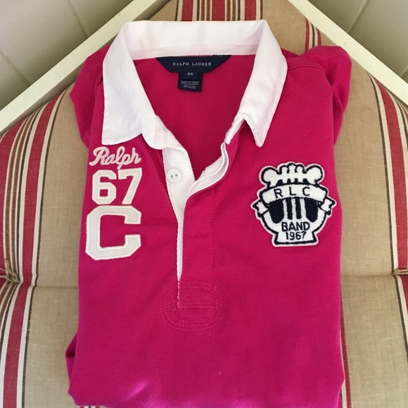 Girls 6X Ralph Lauren Polo Shirt Dress like new!