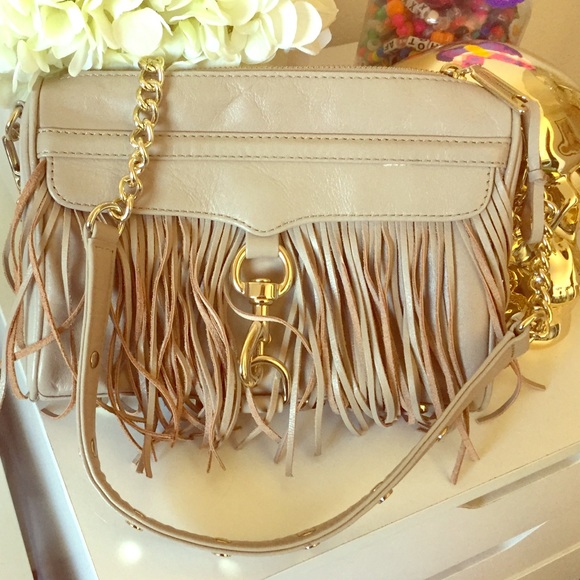 💎SALE TODAY Rebecca Minkoff Fringe Mini Mac Khaki