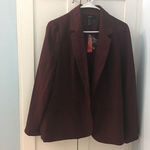 NWT Forever 21 Wine colored Blazer. Medium