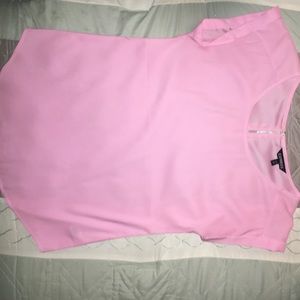 Women's dressy express brand pink top.