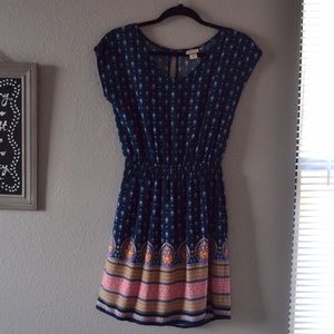 Navy Blue Casual Dress
