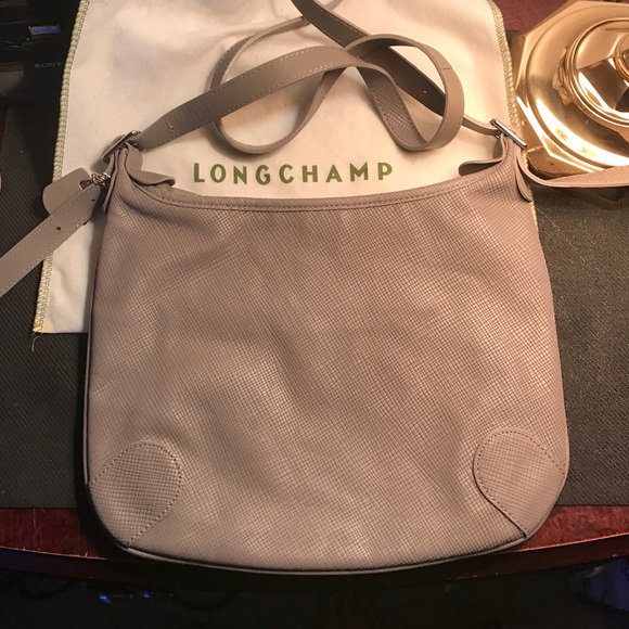 Longchamp Le Pliage top-handle Bag | Grey | FARFETCH BN Long champ grey leather bag