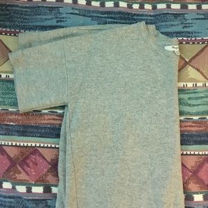 Madewell short sleeve gray sweater XS