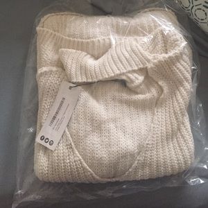 Brand new with tags choker style sweater