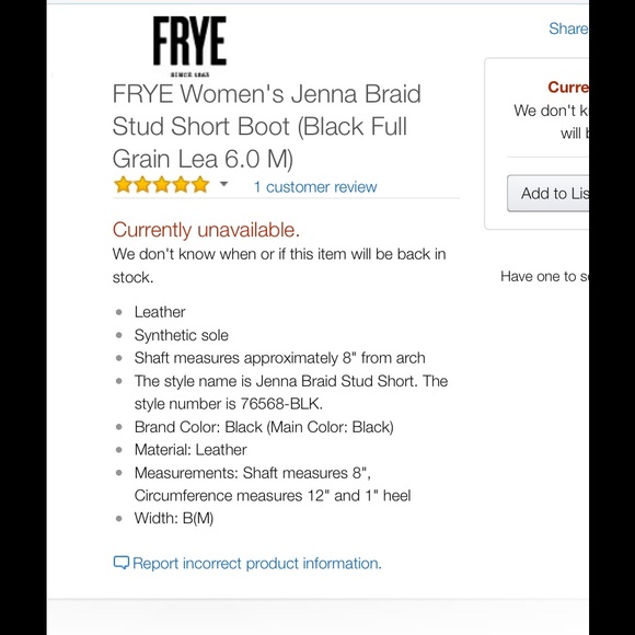 FRYE Moto boots - Picture 6 of 6