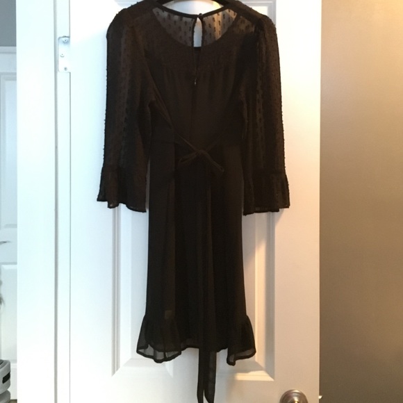 Sheer black holiday dress from Anthropogie - Picture 2 of 4