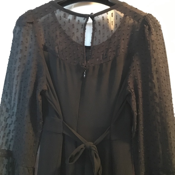 Sheer black holiday dress from Anthropogie - Picture 4 of 4