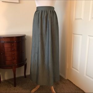 Merona Green Maxi Skirt